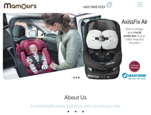 Tablet Screenshot of mamours.com.my